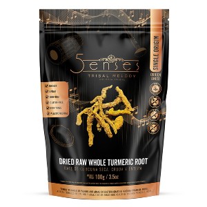 5Senses Dried Whole Turmeric Root | Curcuma | Tribal Melody | Single Origin, Non-GMO, Fairtrade - 1 of 4