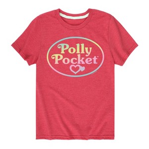 Boys' - Polly Pocket - Polly Pocket Ombre Logo Short Sleeve Graphic T-Shirt - 1 of 4
