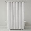 Chenille Stripe Water Repellent Shower Curtain, 72"x 72" - 4 of 4