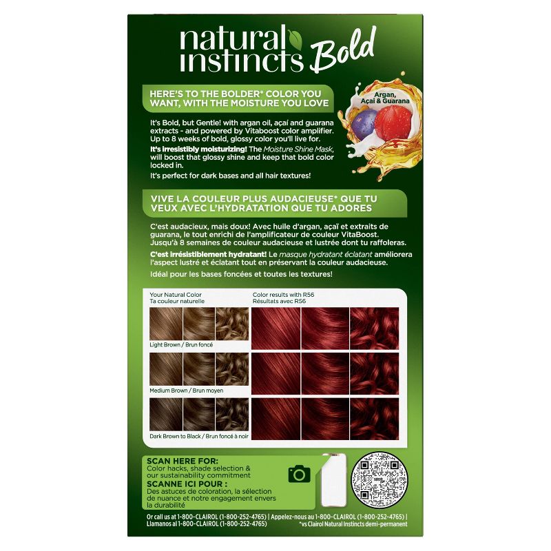 Natural Instincts Clairol Permanent Hair Color Bold Kit, 2 of 8