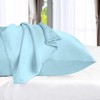 300 Thread Count Rayon From Bamboo Solid Set of 2 Pillowcase Set by Blue Nile Mills - 4 of 4