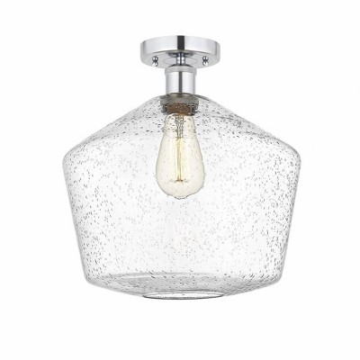 Cindyrella - 1 Light Semi-Flush Mount In Nautiical Style-13.75 Inches Tall and 12 Inches Wide