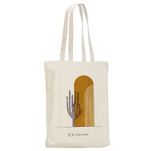 Lincove Stylish Canvas Tote Bag - Eco-Friendly, Reusable Shopping Bag - Perfect for Daily Use, Groceries, and Travel - 1 of 4