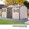 Lifetime 15 ft. x 8 ft. Outdoor Storage Shed, Tan (60138) - 3 of 4