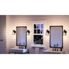 Urban Ambiance Luxury Coastal Wall Sconce 8.25''H x 6''W,  Midnight Black Finish,  Kempsey Collection, UHP4074 - 2 of 4