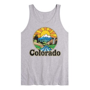 Men's - Instant Message - Groovy Colorado Graphic Tank Top - 1 of 4