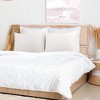 PiccoCasa 100% Soft Cotton Bedroom Modern Hotel Bed Breathable Zipper Closure Pillowcases 2 Pcs - 2 of 4