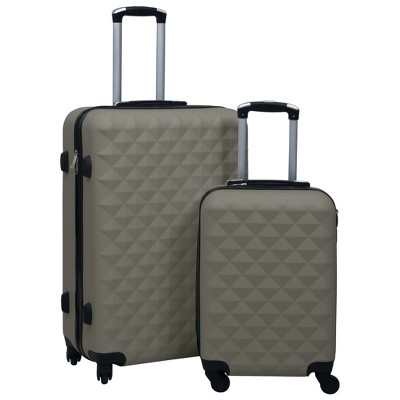 vidaXL Hardcase Trolley Pink ABS