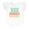 The Juniper Shop Honey Bunny Bunny Tails Flutter Sleeve Tee - 2 of 4