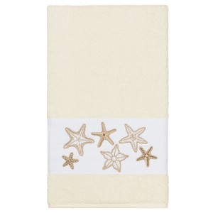 Linum Home Textiles 100% Turkish Cotton LYDIA Embellished Towel Set - 1 of 1