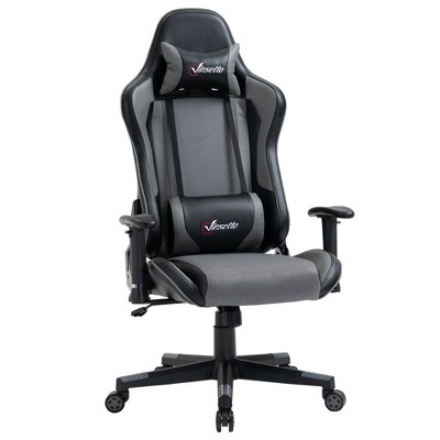 Vinsetto Gaming Chair, Racing Style Computer Recliner With Lumbar Support,  Footrest And Cup Holder : Target