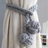 Tree City - Elegant Woven Rope Curtain Tiebacks (set of 2) - 2 of 4