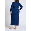ELOQUII Women's Plus Size Denim Fitted Dress - 3 of 4