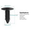 Itopfox 100 Pcs Auto Car Fender & Bumper Shield Fastener Clips for GM, Chrysler, Ford - Universal Push Clip for Trim Panels - 2 of 4