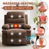 Lift Recliner Chair with Massage & Heat, Oversized Power Recliners, Home Theater Seat with 2 Cup Holders Side, Glider Reclining Single Sofa Chair - 4 of 4