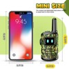 FUNFORFUN Kids Walkie Talkies for 3-8 Year Old, Toys for Boys 3-5, Mini Robots Walkies Talkie Outdoor Toys for Boys Girls, Birthday Gifts - 2 of 4