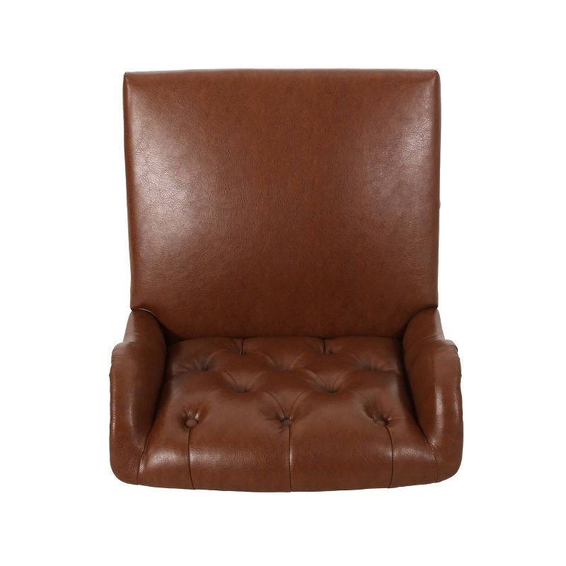 Beltagh Contemporary Wingback Tufted Swivel Office Chair - Christopher Knight Home, 6 of 9