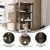 Taylor & Logan 87" Willis Modern Farmhouse Bookcase with Glass Door - 2 of 4