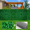 Artificial Privacy Fence Screen, 10 x 3.3 FT Faux Roll Grass Wall Panel, Greenery Backdrop Leaf Fence Panel for Indoor Outdoor Garden Backyard Decor - 4 of 4