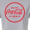 Women's - Coca-Cola - Enjoy Coca Cola USA Cropped Graphic T-Shirt - 2 of 4