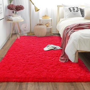 LOVEVOOK 5x7 Feet Area Rugs for Living Room Bedroom, Non-Slip Fluffy Soft Shag Rug, Plush Carpet for Home Dorm Decor Aesthetic - 1 of 4