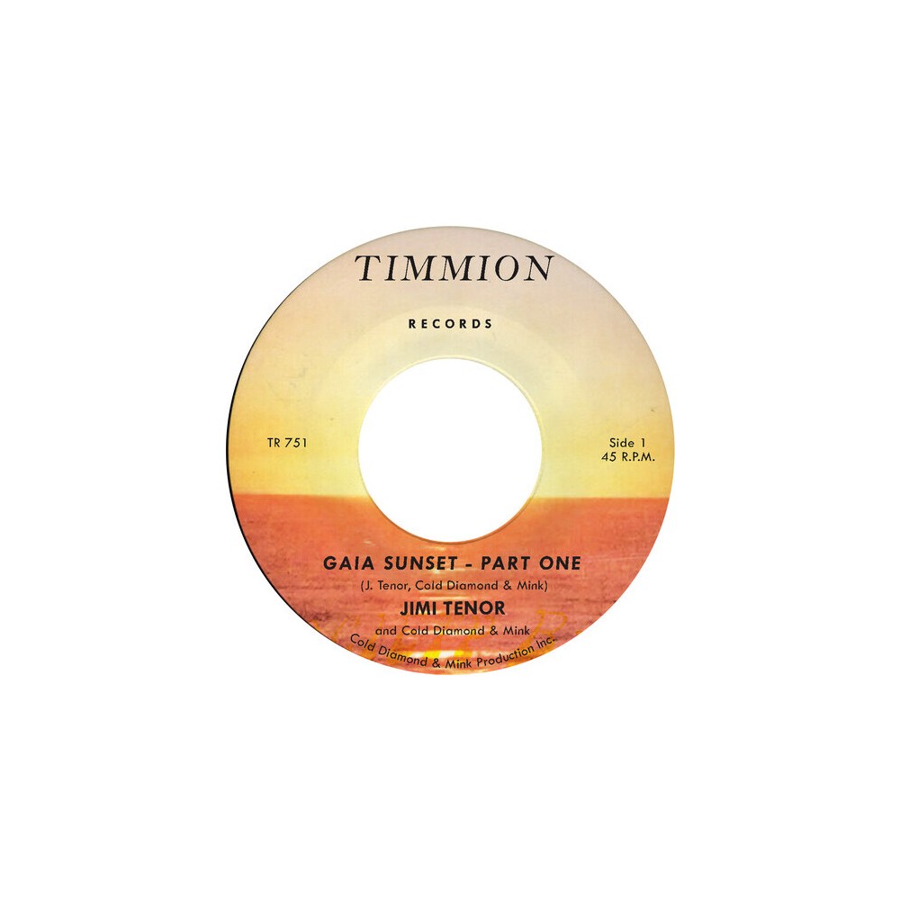 Jimi Tenor & Cold Diamond & Mink - GAIA SUNSET (vinyl 7 inch single)