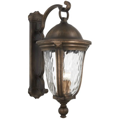 Minka Lavery Havenwood 31 1/4" H Tavira Bronze and Alder Silver Outdoor Wall Light