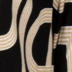 black white print