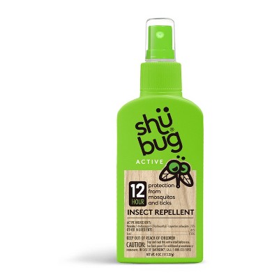 Shubug Active Insect Repellent Pump Personal Bug Spray 4oz