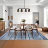 Washable Geometric Modern Area Rugs for Living Room Bedroom, Ultra Thin Non Slip Dining Room Carpet - 4 of 4