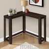 ChicFurnit Console Tables L Shaped Table Accent Table Side Table End Table Modern Design for Living Room, Brown, 35.5"*35.5"*32" - 2 of 4