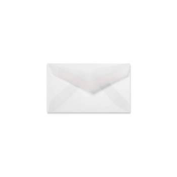 Jam Paper 2Pay Translucent Vellum Envelopes, 2.5 x 4.25, Clear, 25/Pack (900767740)
