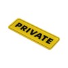 Unique Bargains Acrylic Self-Adhesive Wall Mounting Decor Home Door Private Sign - 3 of 4