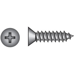 Hillman No. 8 X 3 in. L Phillips Flat Head Sheet Metal Screws 50 pk - 1 of 1