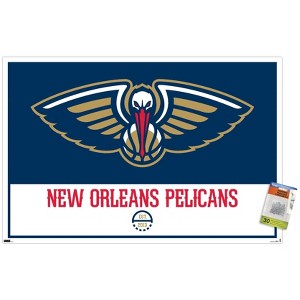 Trends International NBA New Orleans Pelicans - Logo 21 Unframed Wall Poster Prints - 1 of 4