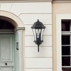 Gulches Outdoor Wall Lights - 27" Black Lantern with Dusk to Dawn Sensor for Porch and Entryway - 3 of 4