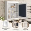 Wall Mounted Bathroom Storage Cabinet with Mirror & Adjustable Shelf, Medicine Cabinet - ModernLuxe - 3 of 4