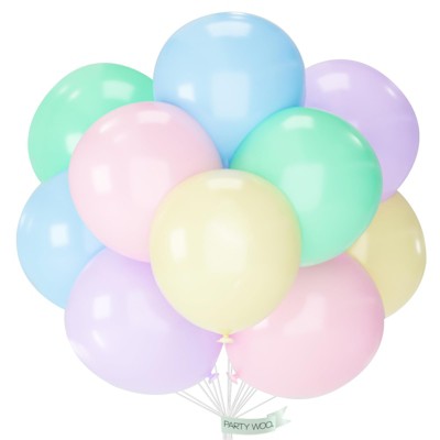 PartyWoo Balloons Pastel Colored 18 Inch 20 pcs