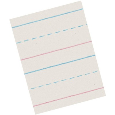 School Smart Zaner-Bloser Paper, 7/8 Inch Ruled, 10-1/2 x 8 Inches, 500 Sheets