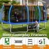GDFStudio Bruce Outdoor/Indoor Steel Ladder Rectangle Trampoline with Enclosure - 4 of 4