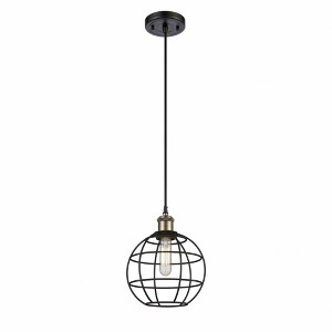 Lake Placid - 1 Light Cord Hung Pendant In Industrial Style-10.25 Inches Tall and 8 Inches Wide - 1 of 1