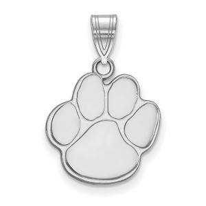 Black Bow Jewelry Sterling Silver Auburn Tigers NCAA Medium Pendant - 1 of 3