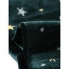 INSPIRE CHIC Women's Metallic Stars Printed Velvet 1 Button Business Office Crop Jacket - 4 of 4