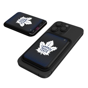 Keyscaper NHL Eastern Conference Teams Linen Black Magnetic Credit Card Wallet - 1 of 3