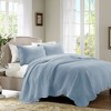 Lycvki 3 Piece Reversible Scalloped Edge Quilt Set - 3 of 4