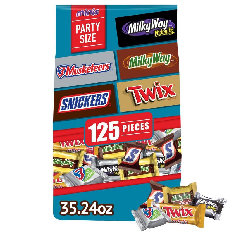Mars Minis Chocolate Favorites Variety Pack - 125ct/35.24oz, 1 of 11