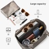 Generic Woven tote Bag for Women, Large woven handbag Shoulder Bag Inner Zipper Pouch Sliver grey - 4 of 4