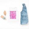 The Juniper Shop Sweet Summer Time Block Distressed Toddler Tank - 2 of 4