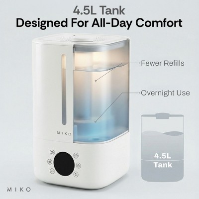 Miko Myst 4.5L Cool Mist Humidifier with Auto Humidity Control and Remote — detail 7
