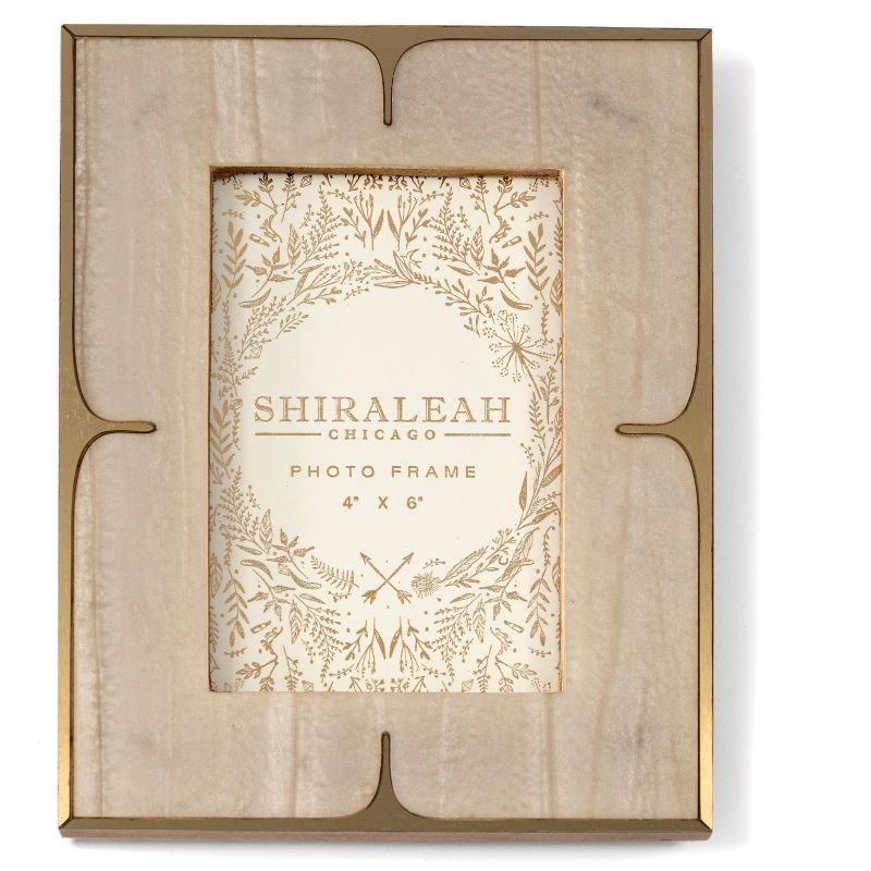 Shiraleah Ivory Ariston 4x6 Picture Frame, 1 of 4